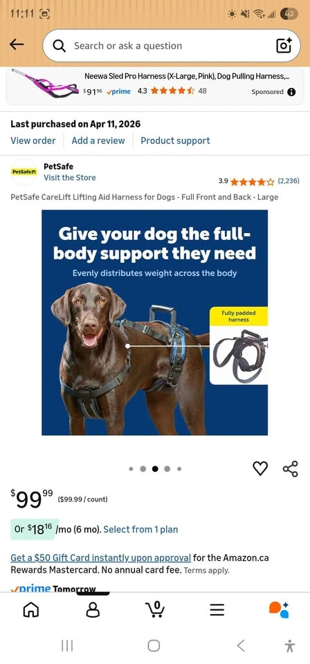 Pet safe Carrying Harness XL - photo 4