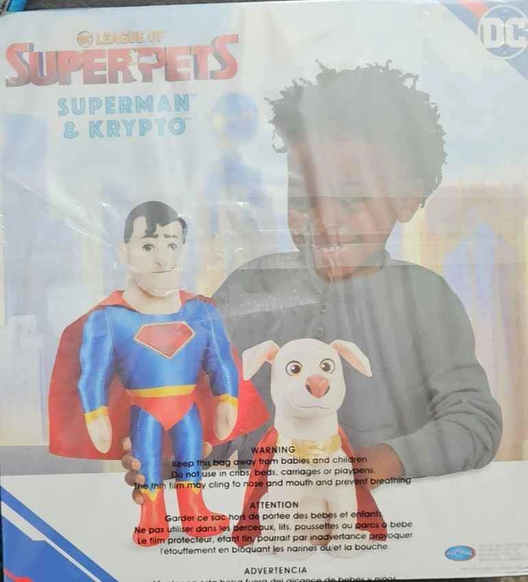 DC League of Super-Pets Superman & Krypto Plush Set - photo 2