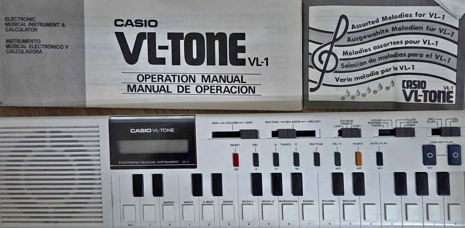 Casio VL-Tone VL-1 Electronic Musical Instrument