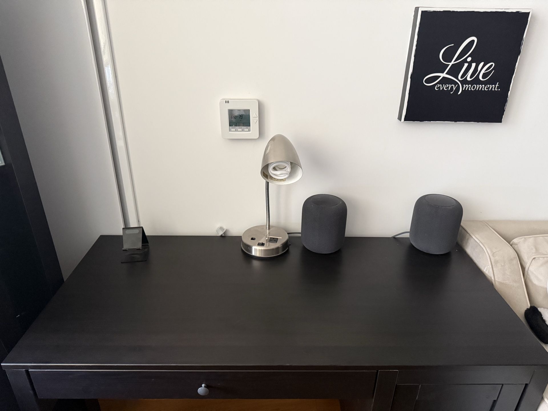 IKEA Hemnes Desk, Black Brown - 47 1/4 x 21 5/8" - photo 2