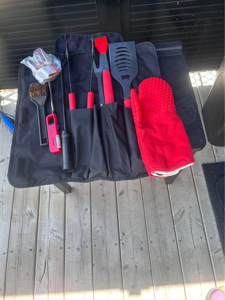 BBQ Grill Tool Set with Carrying Case – Complete Accessories Kit - photo 2