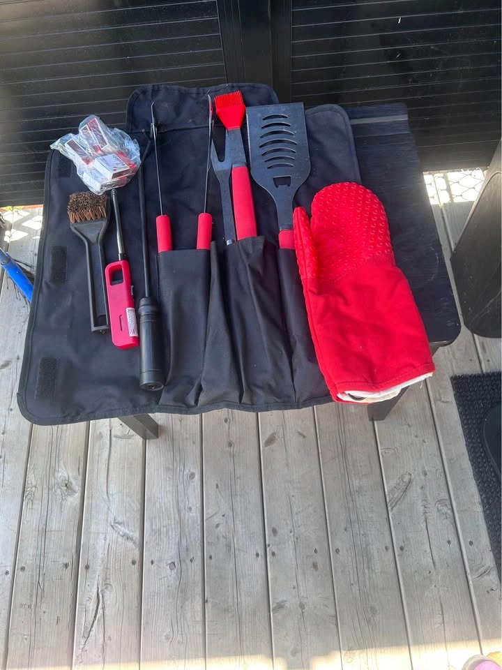 BBQ Grill Tool Set with Carrying Case – Complete Accessories Kit - photo 3