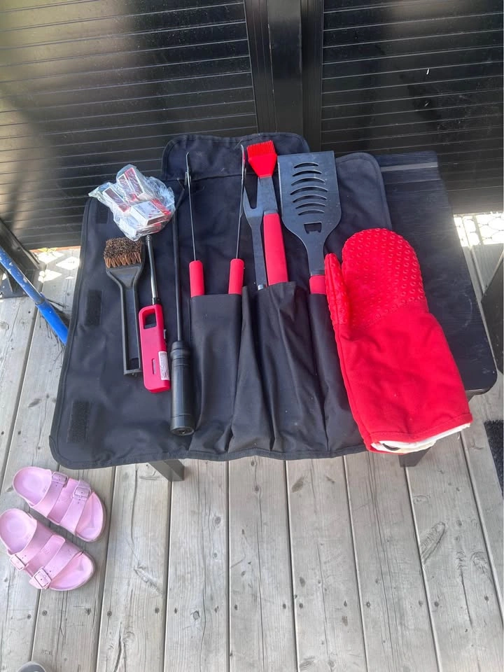 BBQ Grill Tool Set with Carrying Case – Complete Accessories Kit - photo 4