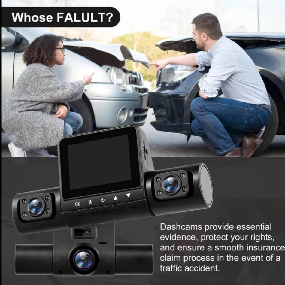 Full HD 4 Channel Dash Cam (Front/Left/Right/Rear) + SD Card - photo 3