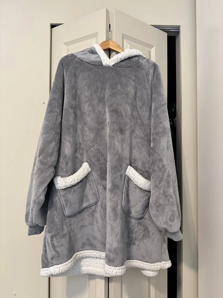 The coziest wearable blanket hoodie