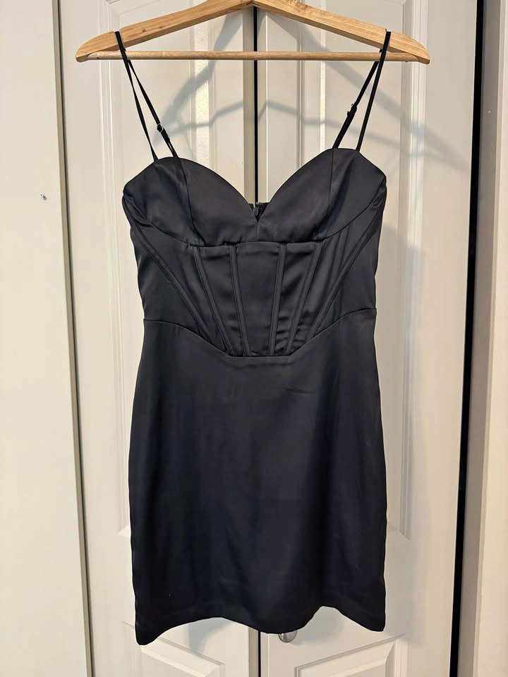 Dynamite Satin Corset Mini Dress - XS