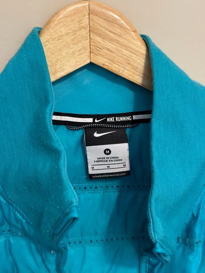 Nike Running Jacket Teal Blue Size M - photo 2