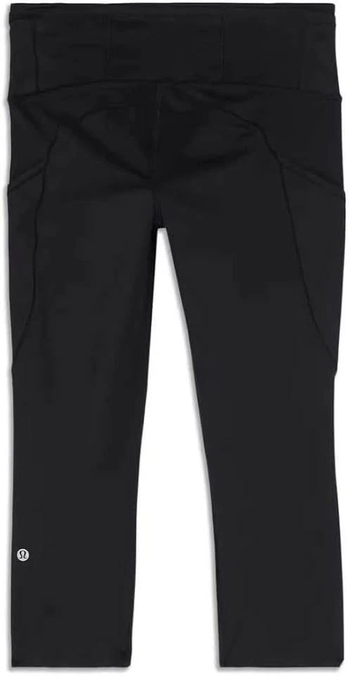 Lululemon Fast Free Crop II Nulux 19" Black Size 4 - photo 3