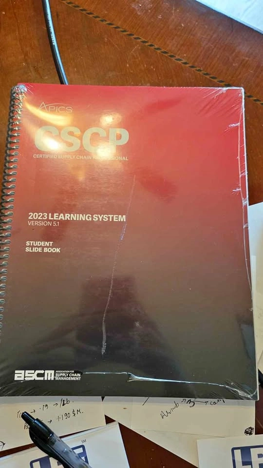 APICS CSCP certification books