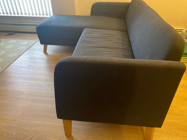 IKEA sectional sofa with chaise - photo 3