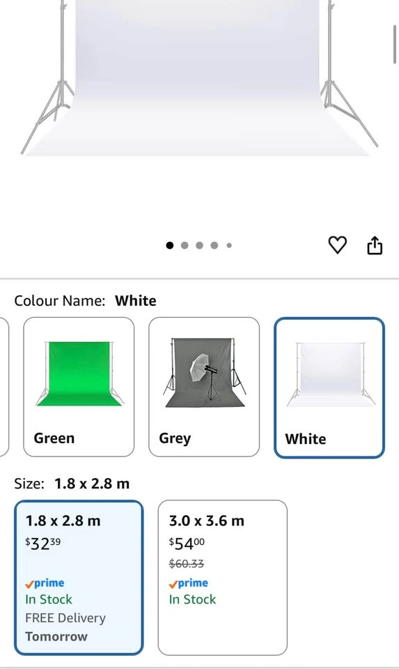 Collapsible Backdrop Background for Photography [BRAND NEW] - photo 3