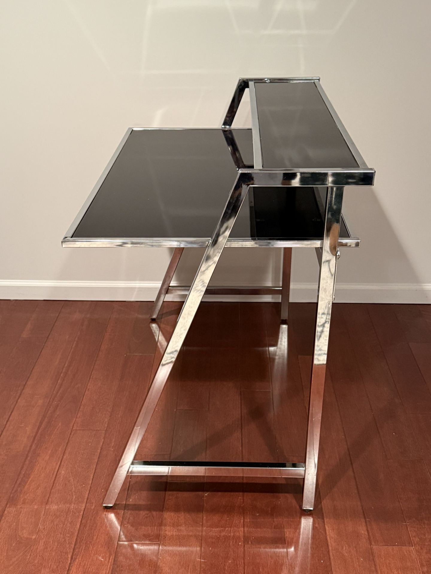 Glass And Metal Table - photo 2