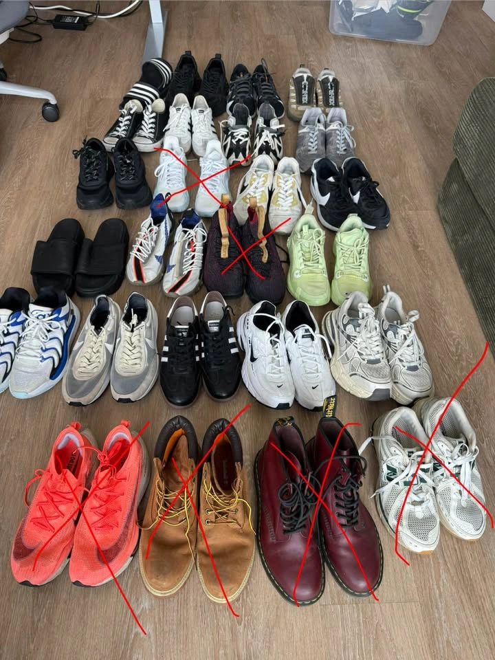 Men’s US 9.5 Sneaker Lot – Nike, NB 1906R, Dr Martens, Merrell - photo 2