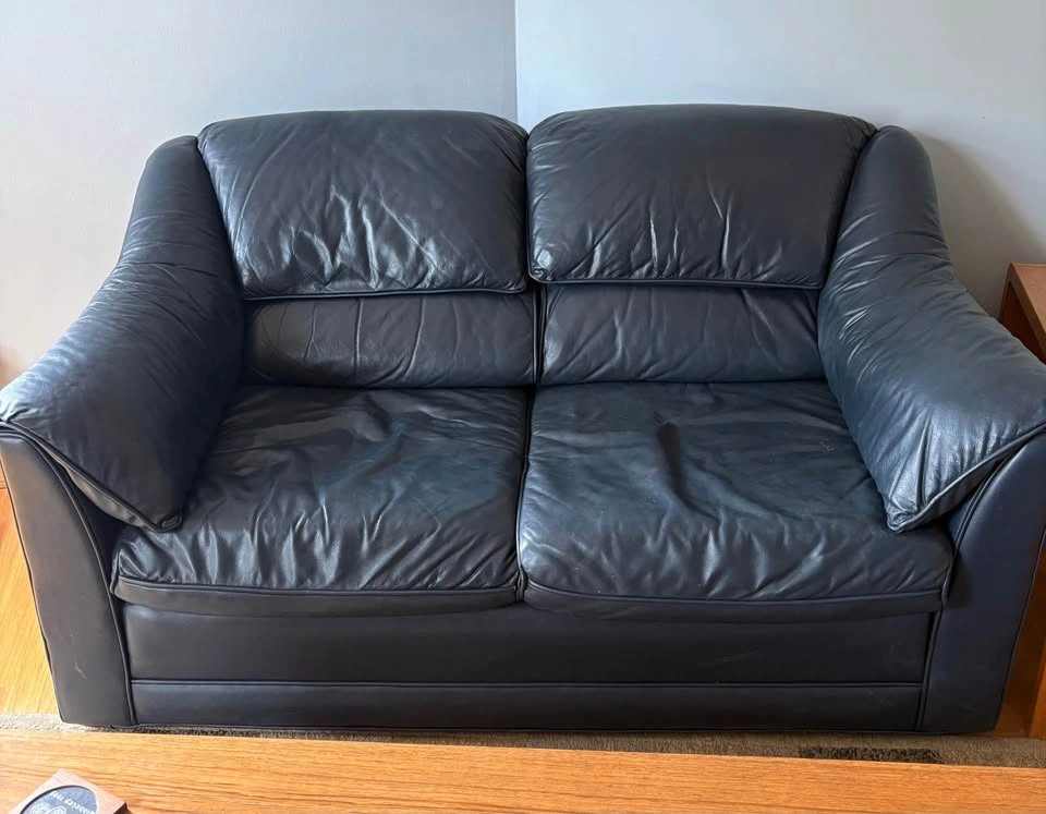 Leather couch