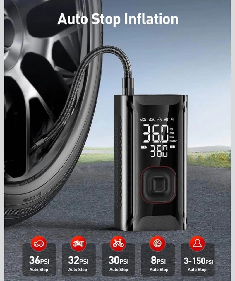 Tire Inflator Portable Air Compressor - photo 5
