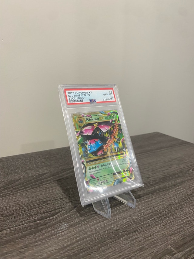 Pokemon M Venusaur EX PSA 10 Evolutions - photo 2