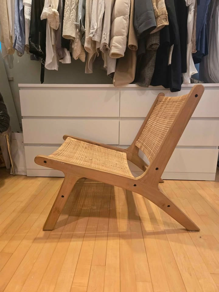 Mid-Century Modern Woven Lounge Chair - photo 2