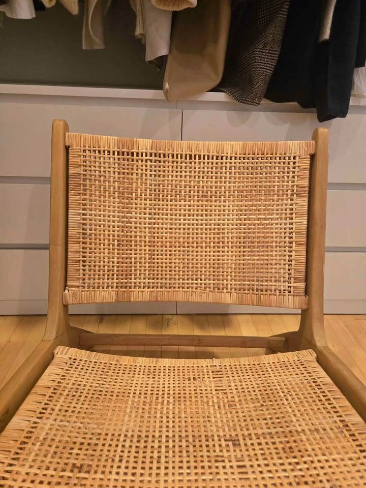 Mid-Century Modern Woven Lounge Chair - photo 4