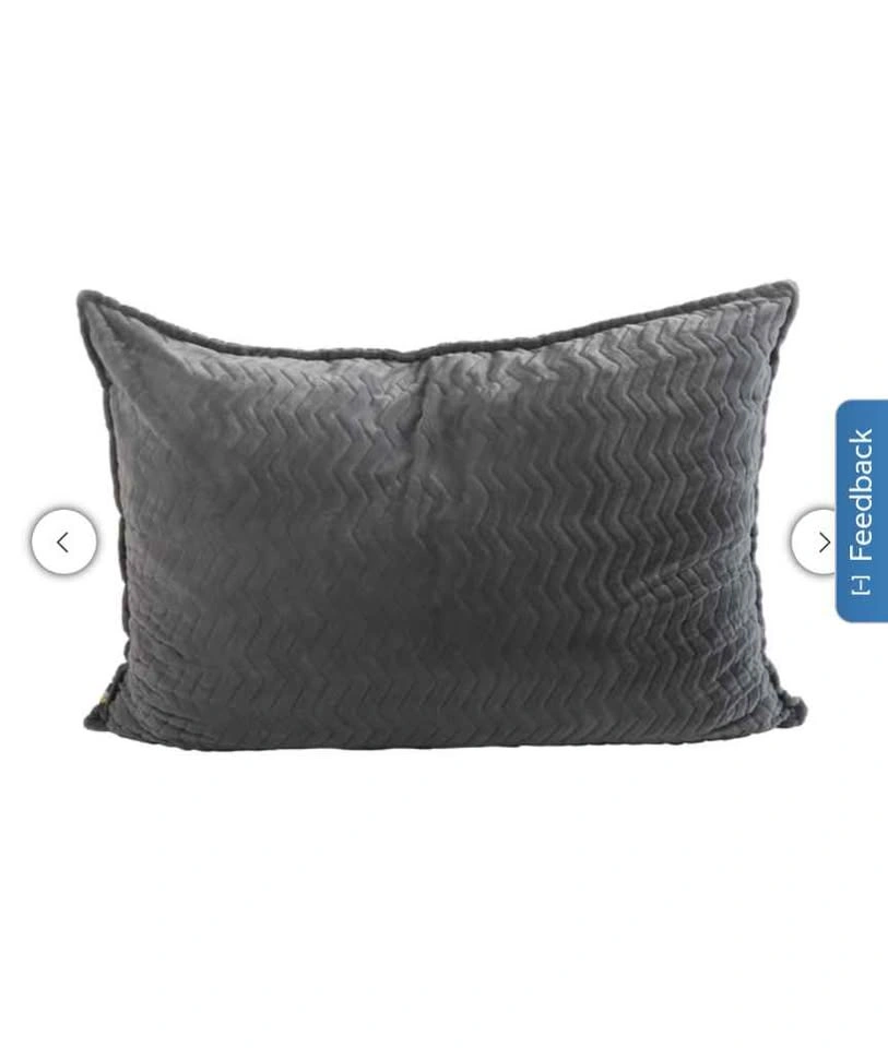 Oversized Grey Plush Floor Cushion / Pillow Couch - photo 5
