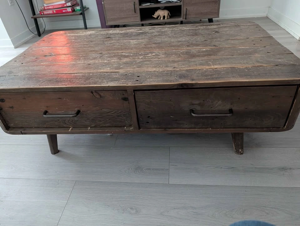 Rustic Coffee Table Living Room - photo 2