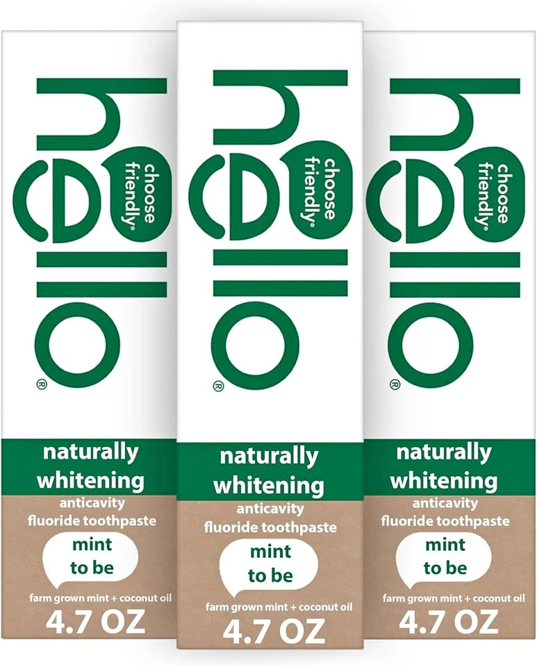 Natural Whitening Toothpaste with Coconut Oil and Tea Tree Oil