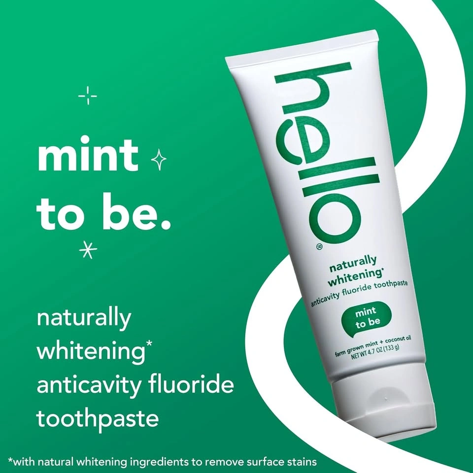 Natural Whitening Toothpaste with Coconut Oil and Tea Tree Oil - photo 2