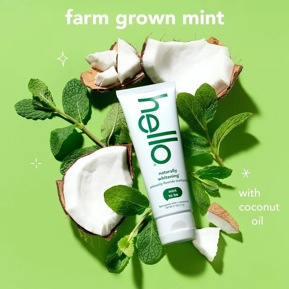 Natural Whitening Toothpaste with Coconut Oil and Tea Tree Oil - photo 3