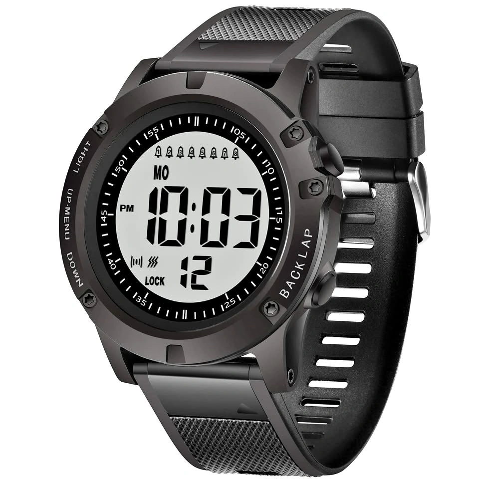 TICCI Men 8 Vibrating Alarms Watch Medication Aids