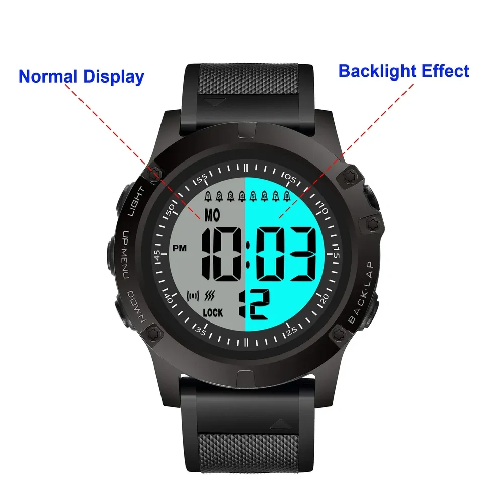 TICCI Men 8 Vibrating Alarms Watch Medication Aids - photo 2