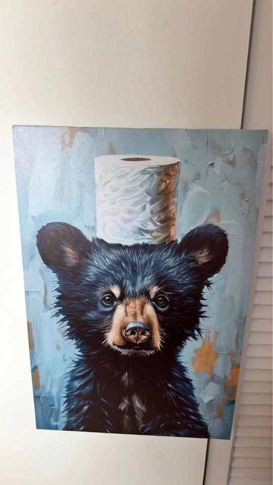 Bear canvas