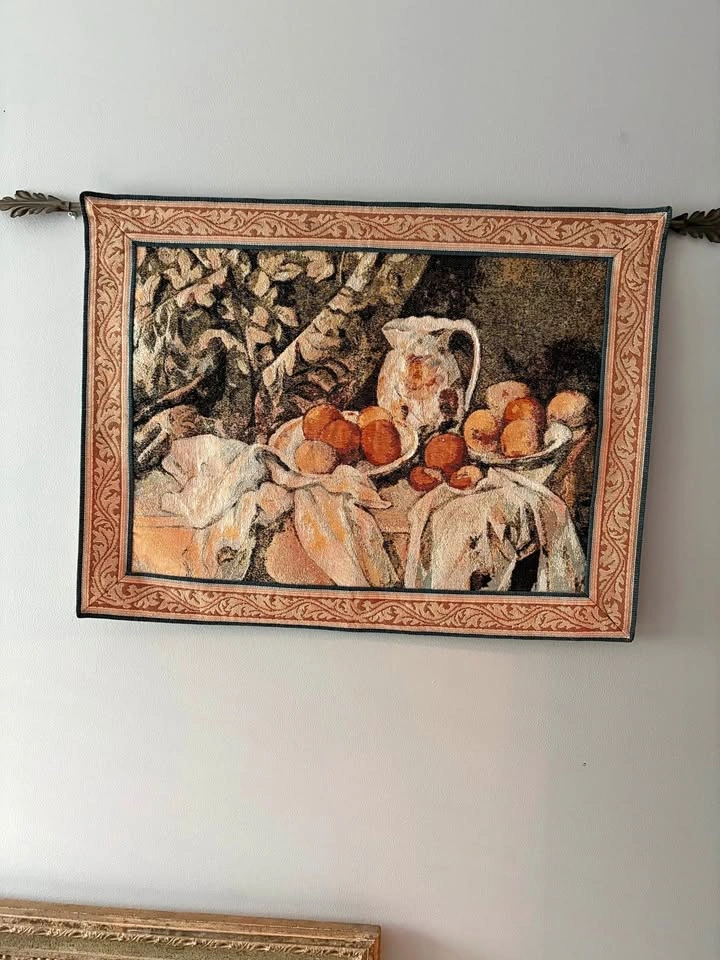 Goblys France Tapestry 24x31 Fruit Water Pitcher on Table