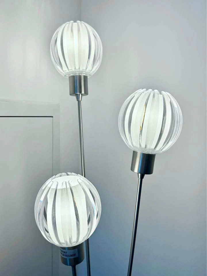 Modern Structube 3-Light Flower Bud Floor Lamp