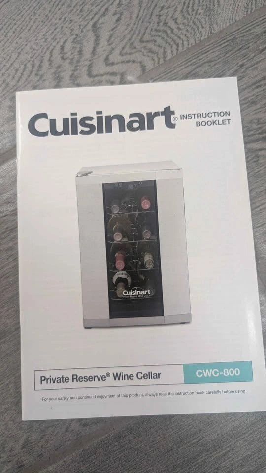Cuisinart Private Reserve 8 bottle Wine Cellar CWC-800 - photo 4