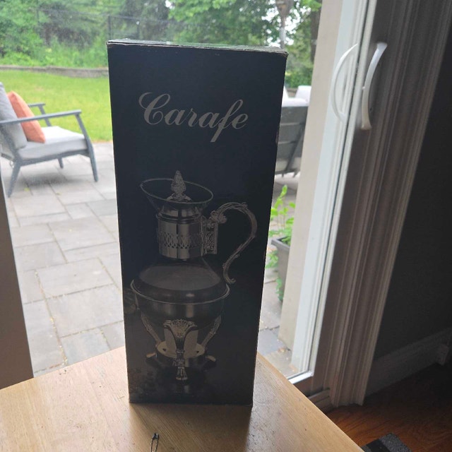 Silverplated 10-Cup Carafe with Warmer — unused original box
