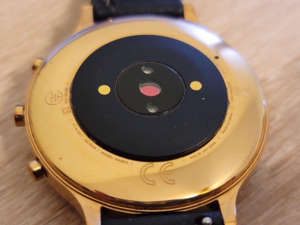 Fossil Hybrid Smartwatch HR Rose Gold With Black Leather Band - photo 5