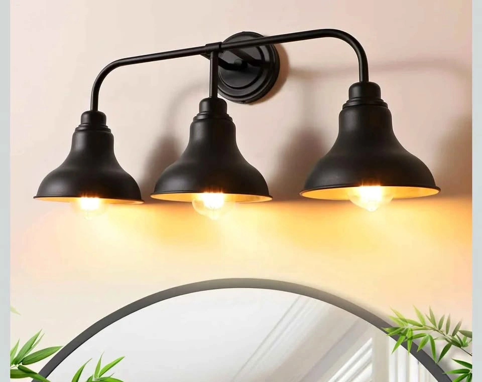 25" Large Farmhouse 3-Light Bathroom Vanity Fixture