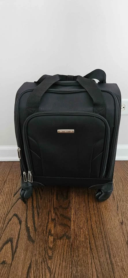 Samsonite Underseat Carry-On Spinner With USB Port, Jet Black - photo 3