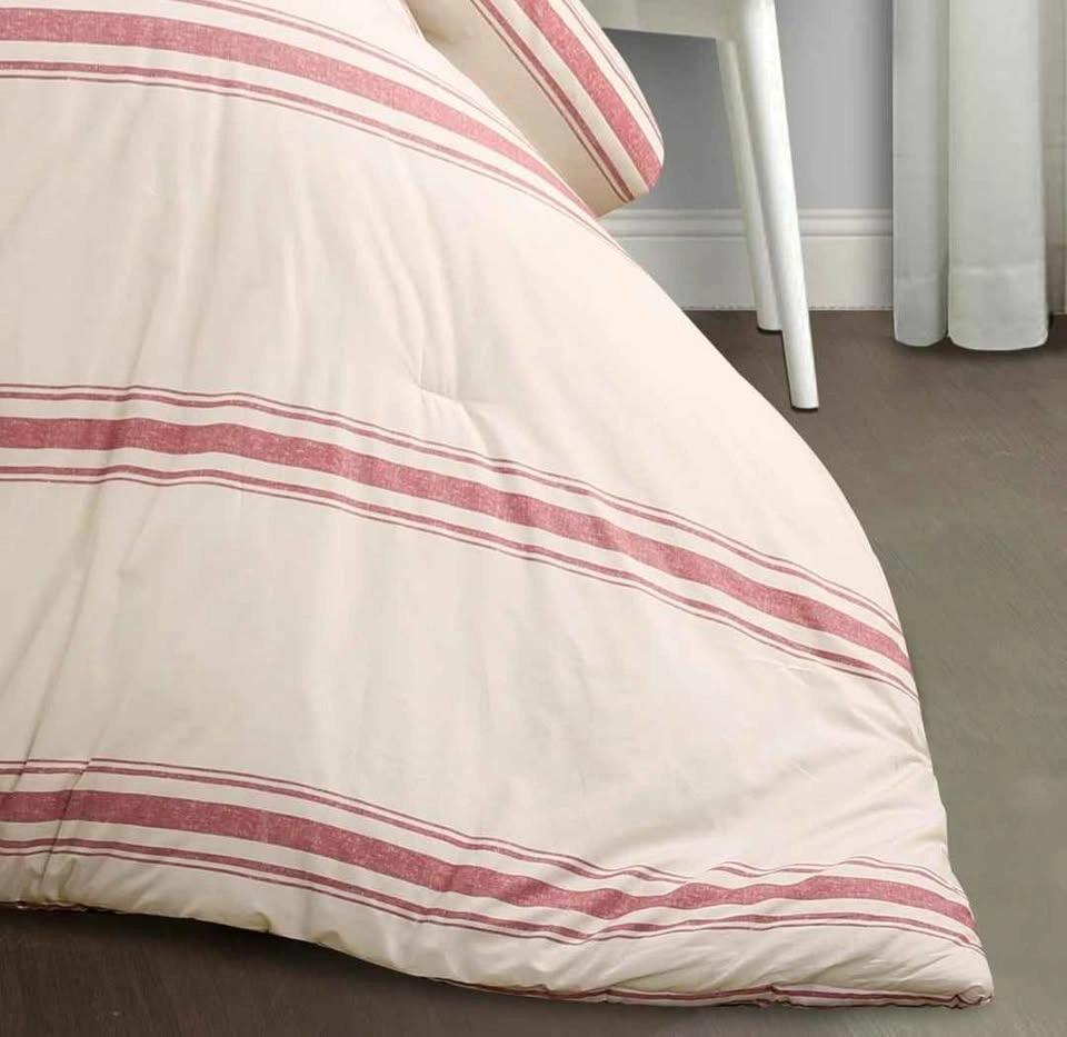 Lush Decor Farmhouse Stripe Reversible King Comforter Set - photo 3