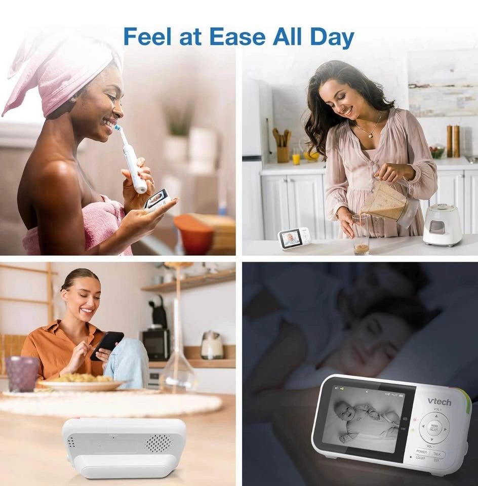 New VTech VM819-2 Baby Monitor, 2.8” Screen, 2 Cameras - photo 3