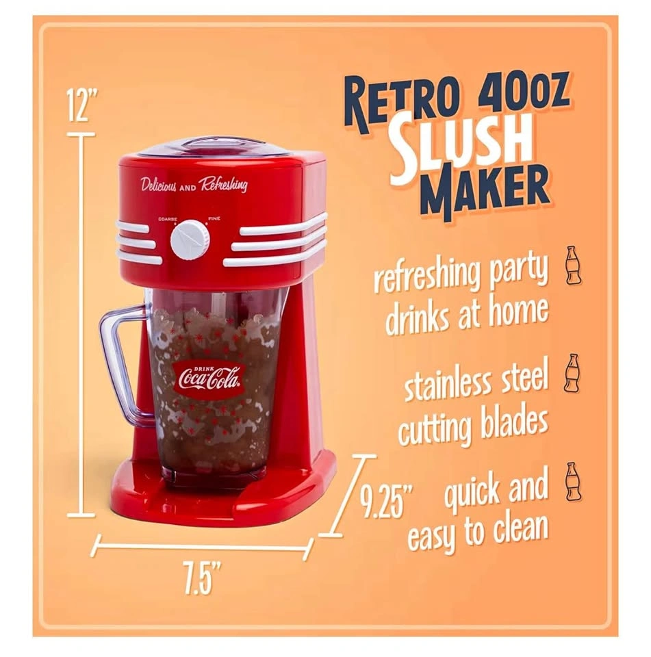 Coca Cola Nostalgic Slushy Drink Maker