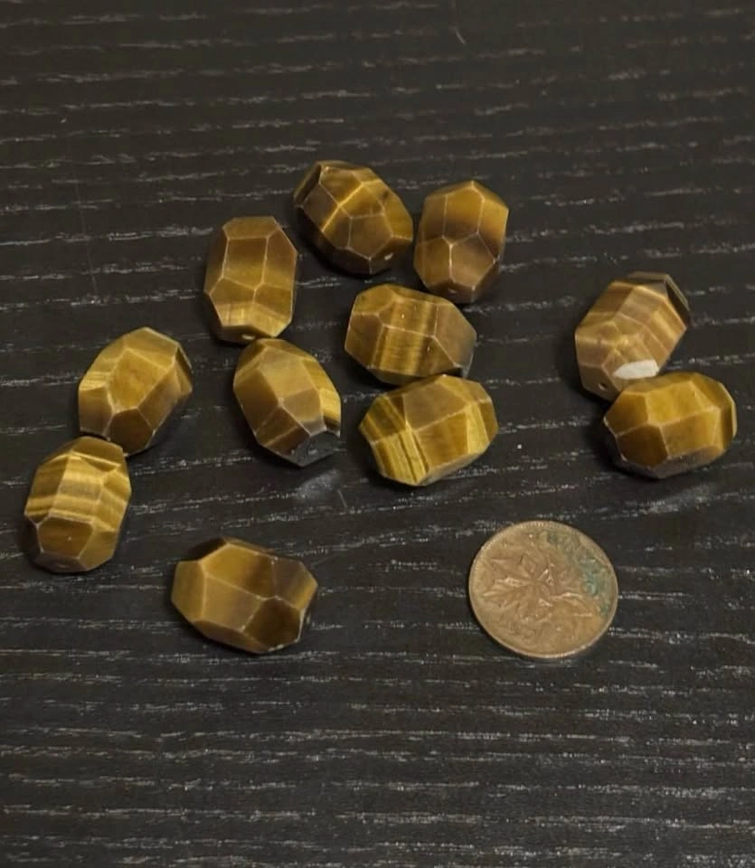Tiger's Eye Faceted Beads - photo 3