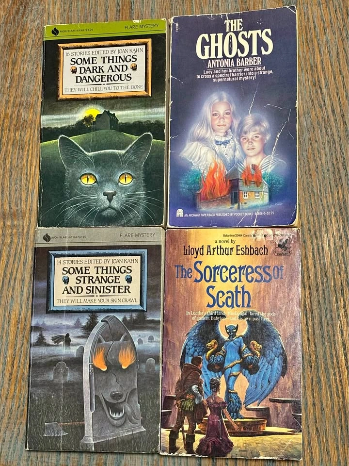 Vintage Horror Fantasy Books Lot Joan Kahn Antonia Barber