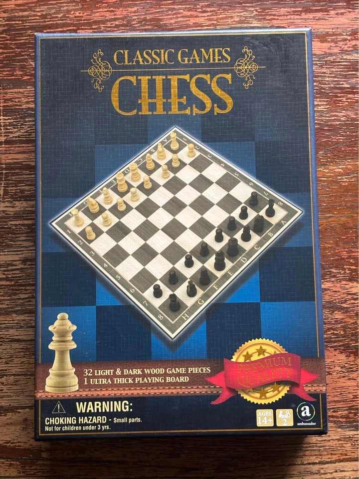Classic Games chess set wood tone - photo 2