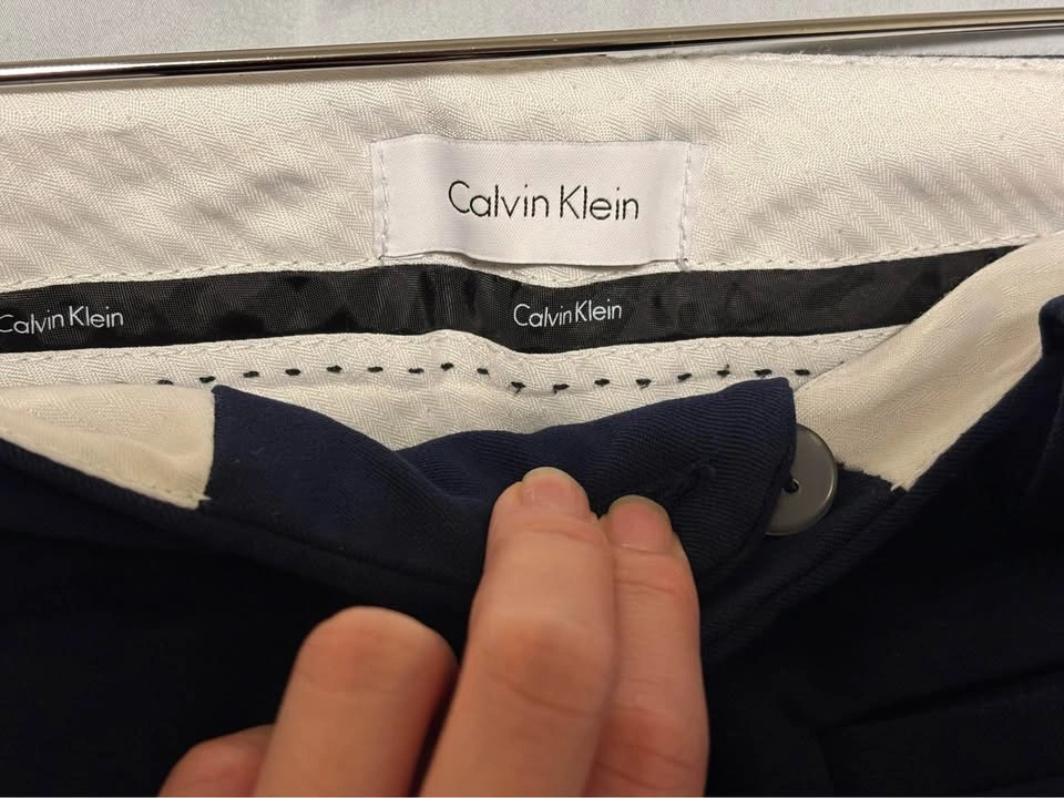 Calvin Klein navy pant size 0 - photo 4