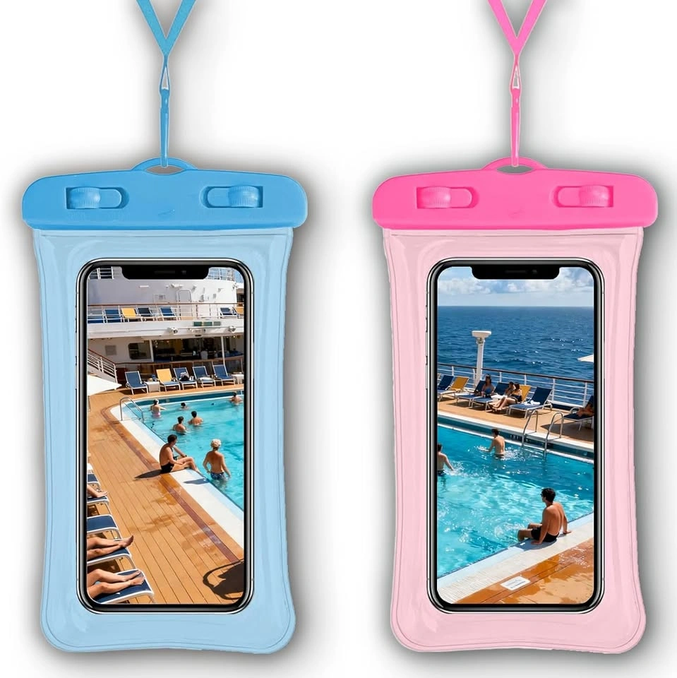 2 Pack Waterproof Phone Case