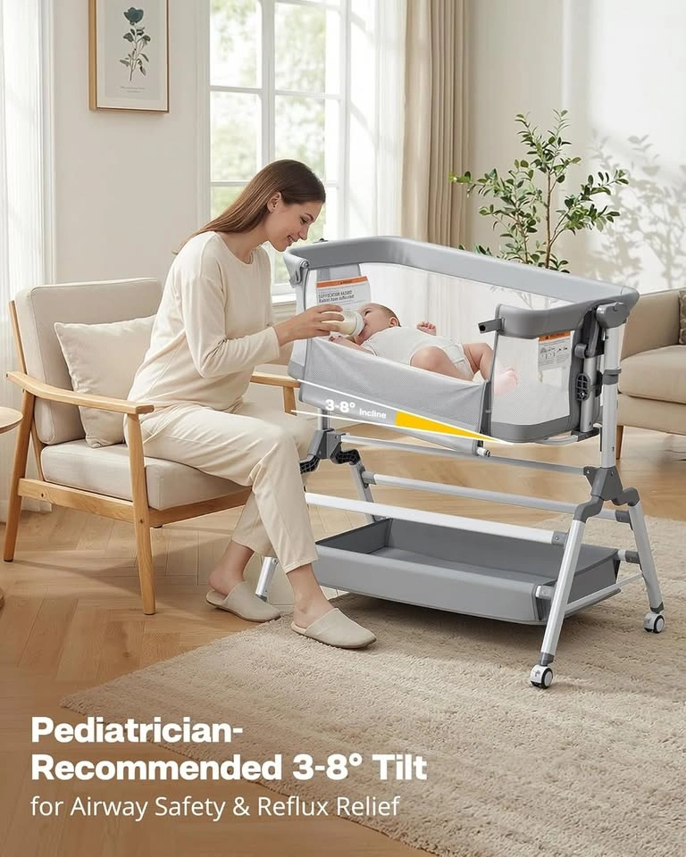 Baby Bassinet Bedside Sleeper 3-in-1 Rocking Bassinet - photo 2