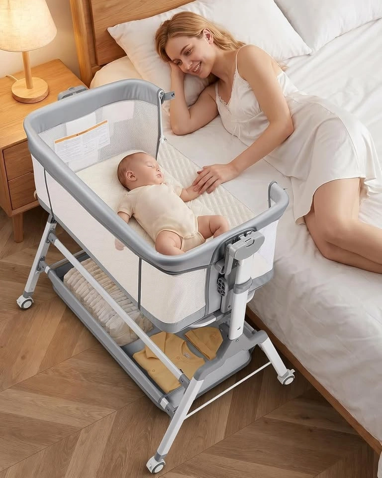Baby Bassinet Bedside Sleeper 3-in-1 Rocking Bassinet - photo 5
