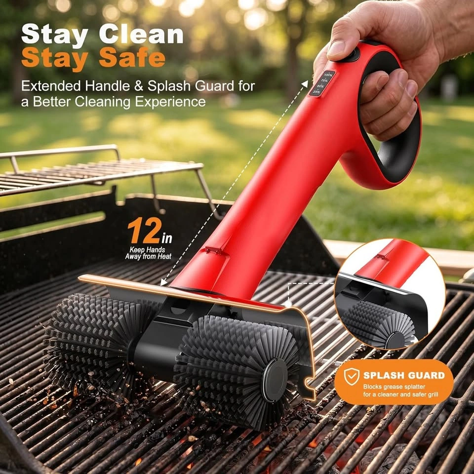Electric Grill Brush for Outdoor Grill - photo 4
