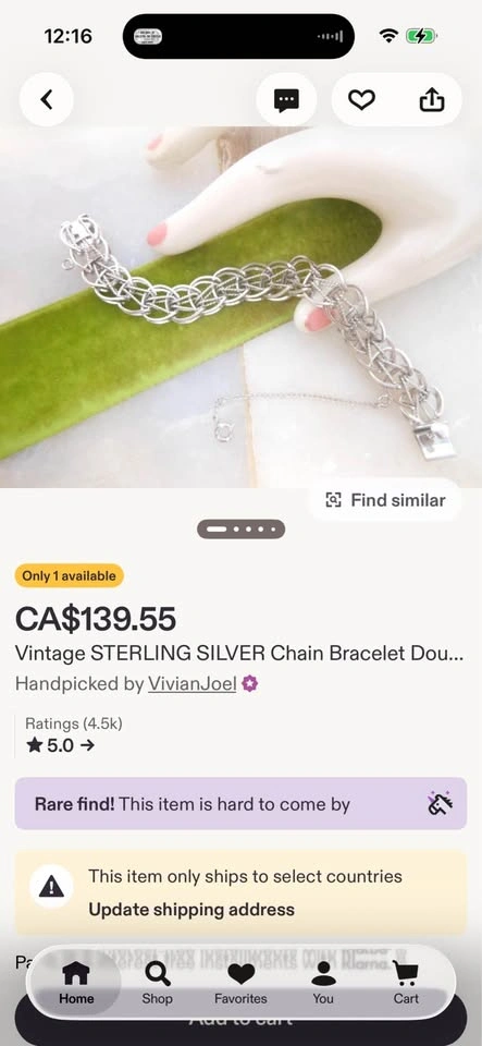 Vintage Sterling Silver Open Weave Interlocking Link Bracelet - photo 5