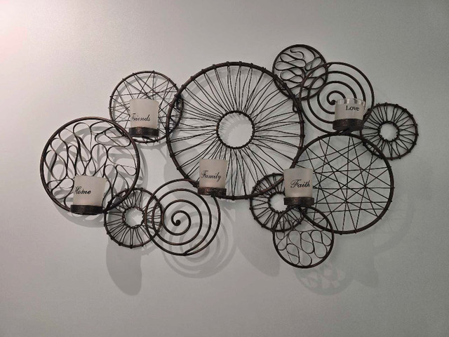 Metal Wall Candle Holder